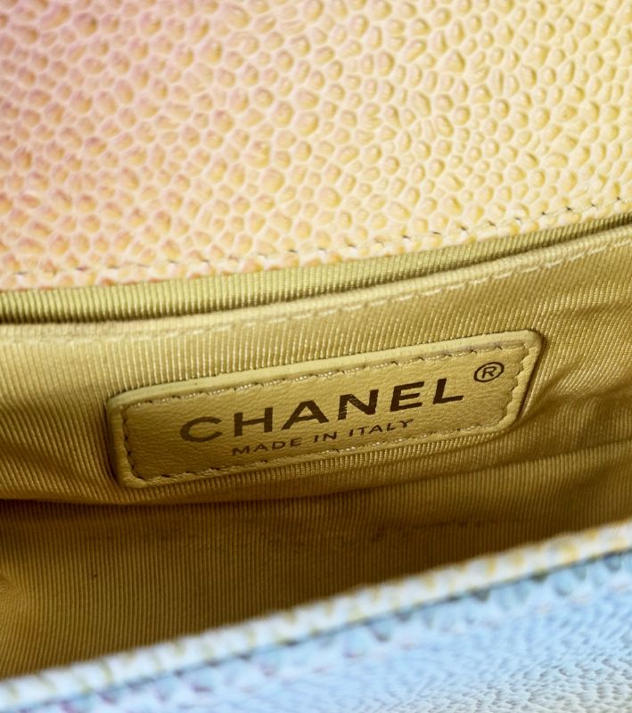 Chanel Rainbow Mini Caviar Boy Bag