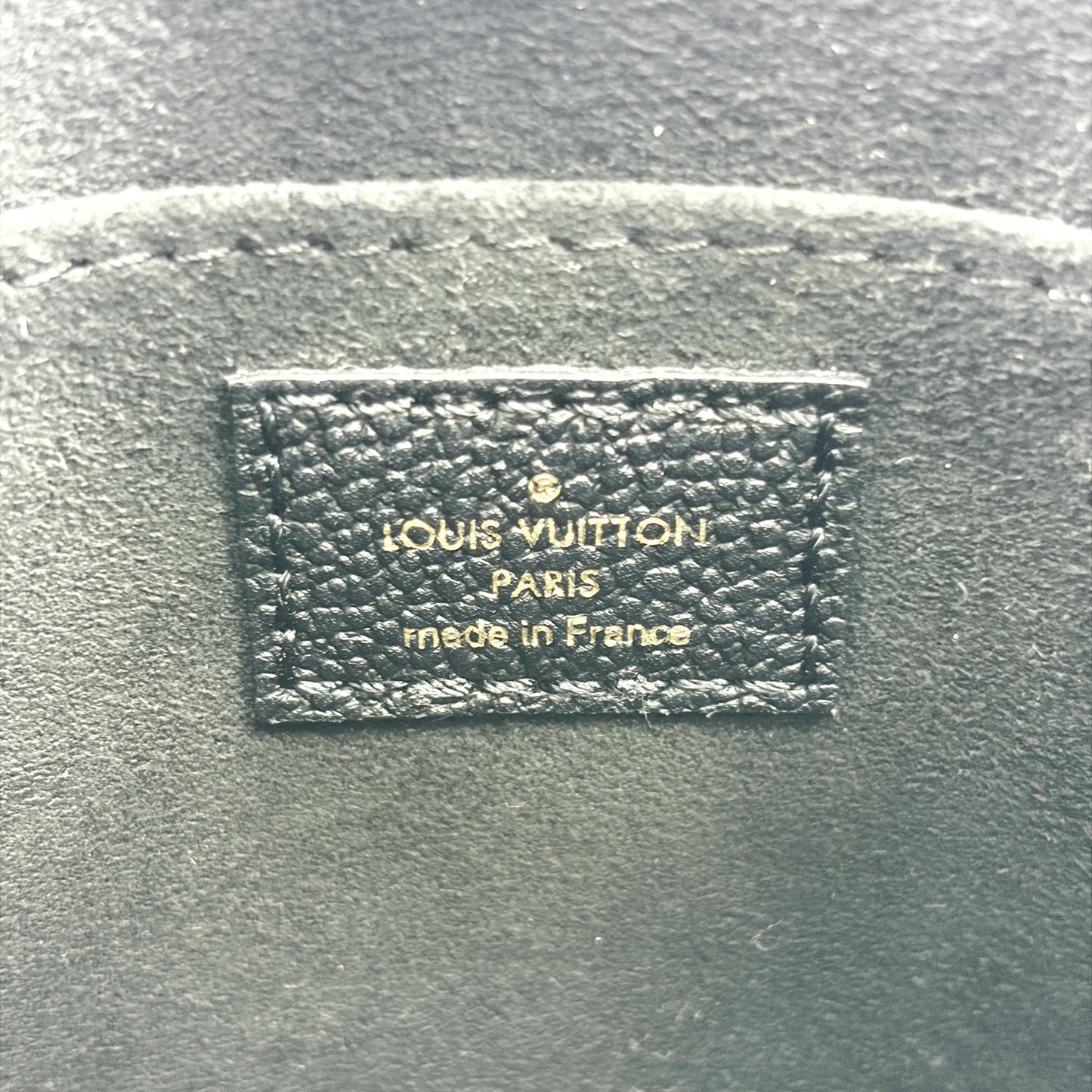 Louis Vuitton Petit Sac Plat Monogram Empreinte Noir