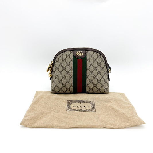 Gucci Ophidia GG Small Crossbody Bag Beige Ebony
