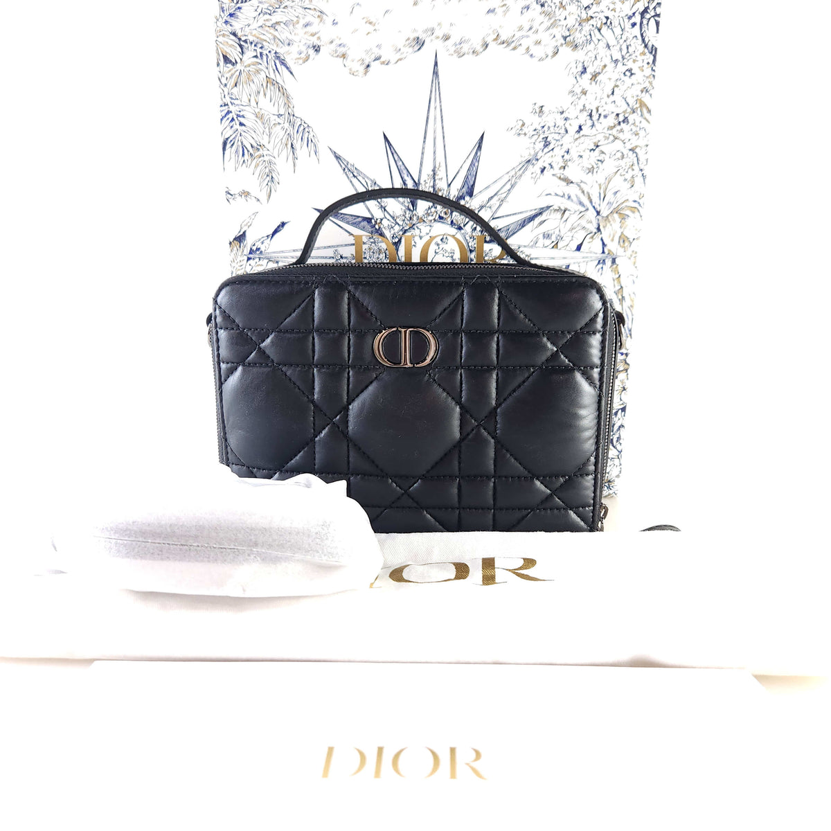 Cannage Caro Box Tote Bag Crossbody Bag S5140UNGX