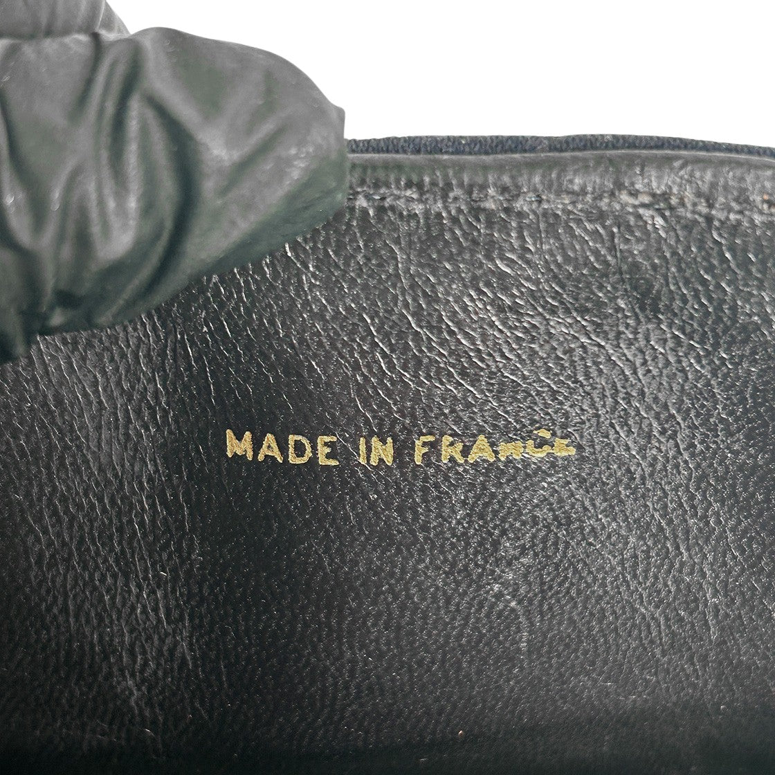 Chanel Navy Fabric Quilted CC Chain Shoulder Bag