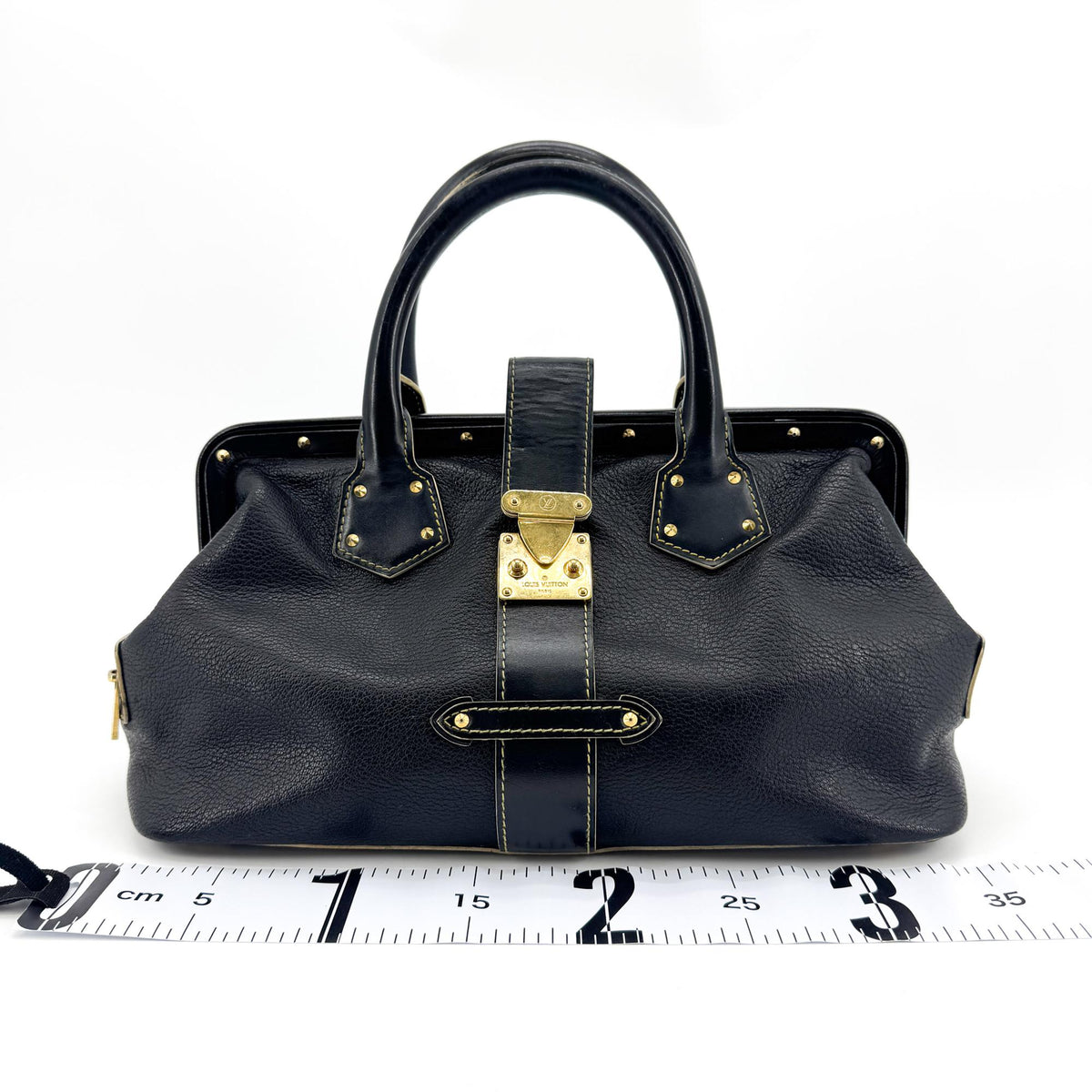 Louis Vuitton Suhali Langegène PM Black Gold Hardware