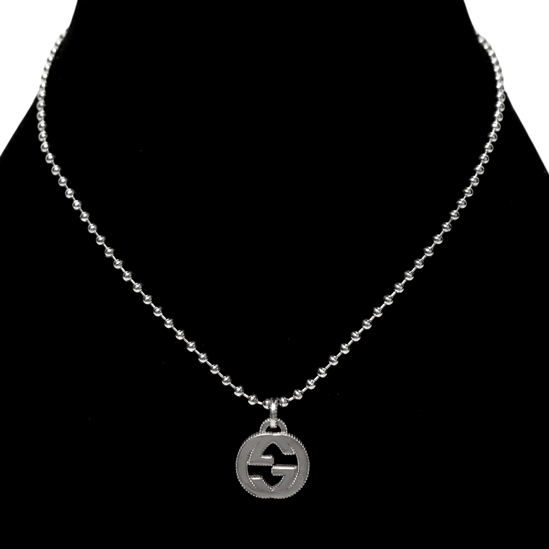 Gucci Bold Interlocking G Silver Necklace