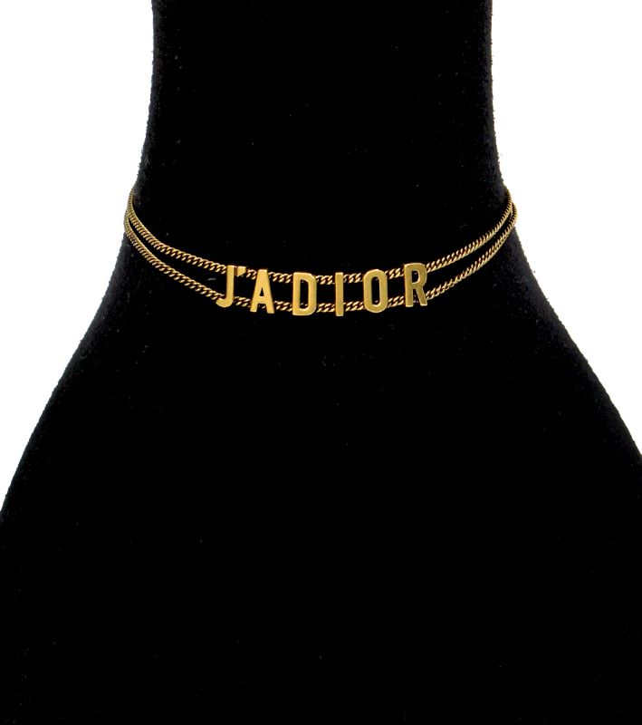 Dior Zadig & Gabrielle Gold Choker Necklace