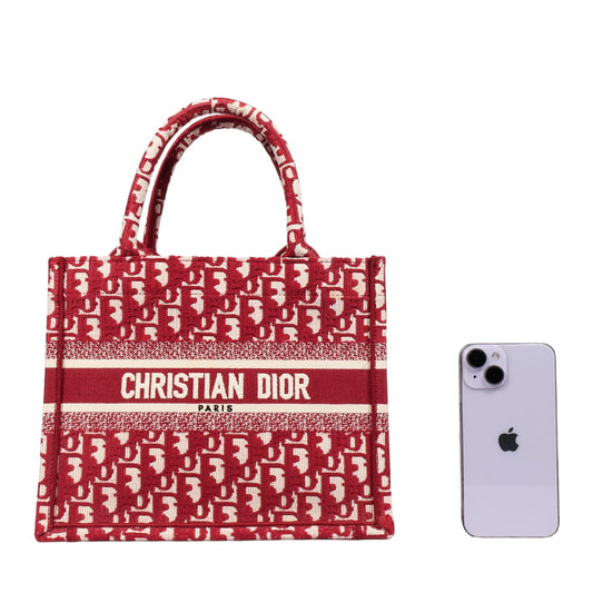 Dior M1265 Oblique Book Tote Small Tote Bag