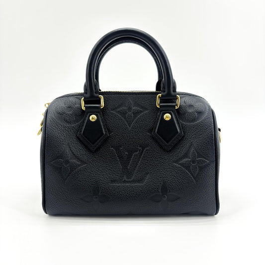Louis Vuitton Nano Speedy Monogram Empreinte Noir