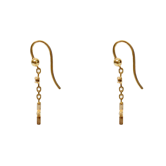 Dior Star Gold Earrings