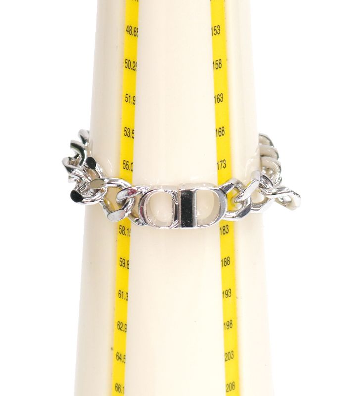 Dior Bold Chain CD Silver Bracelet