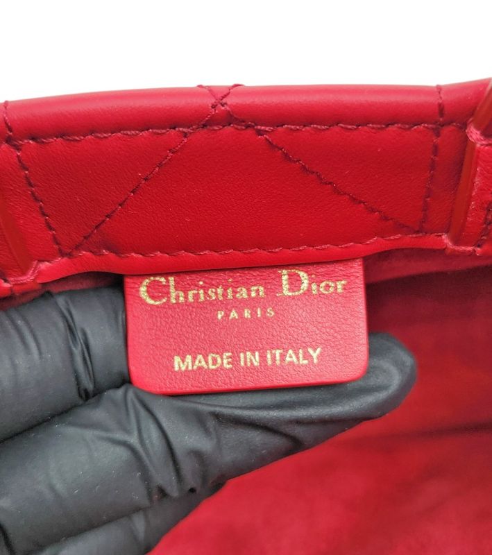 Dior Red Mini Book Tote Bag