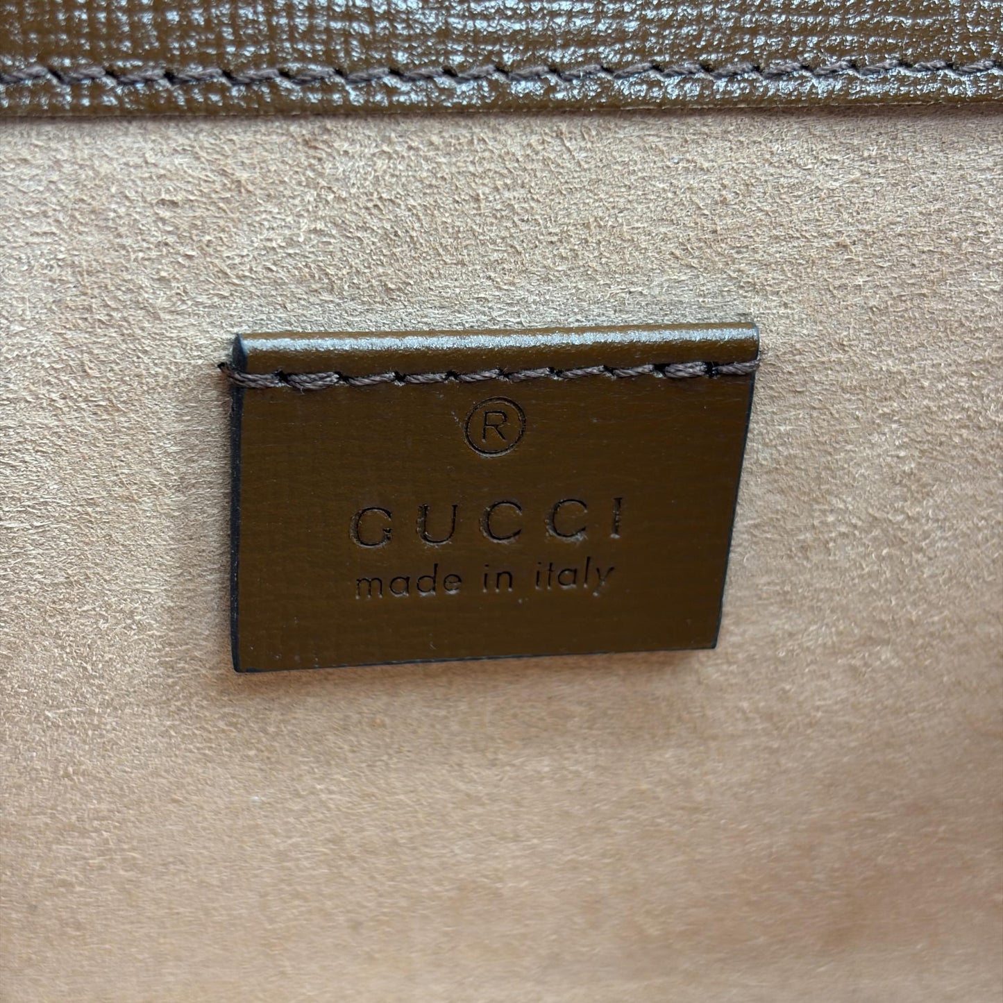 Gucci Horsebit 1955 Mini Bag GG Supreme Brown
