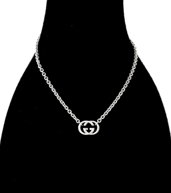 Gucci Interlocking G Silver Necklace