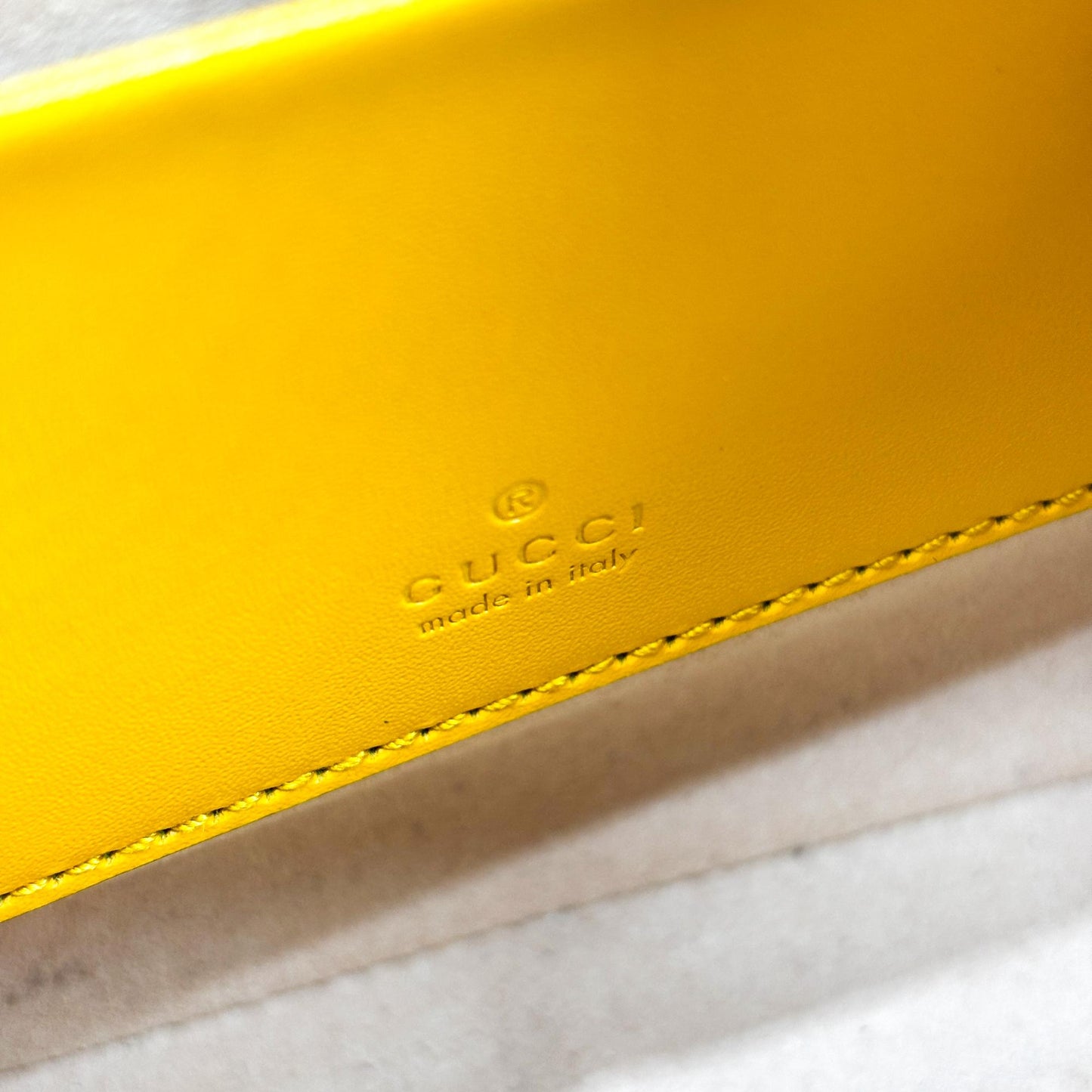 Gucci Jackie 1961 Mini Shoulder Bag Yellow