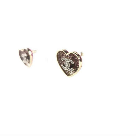 CC Crystal Heart Earrings ABA406