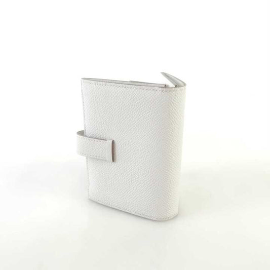 Mini Epsom Beane Wallet (White) B Engraving