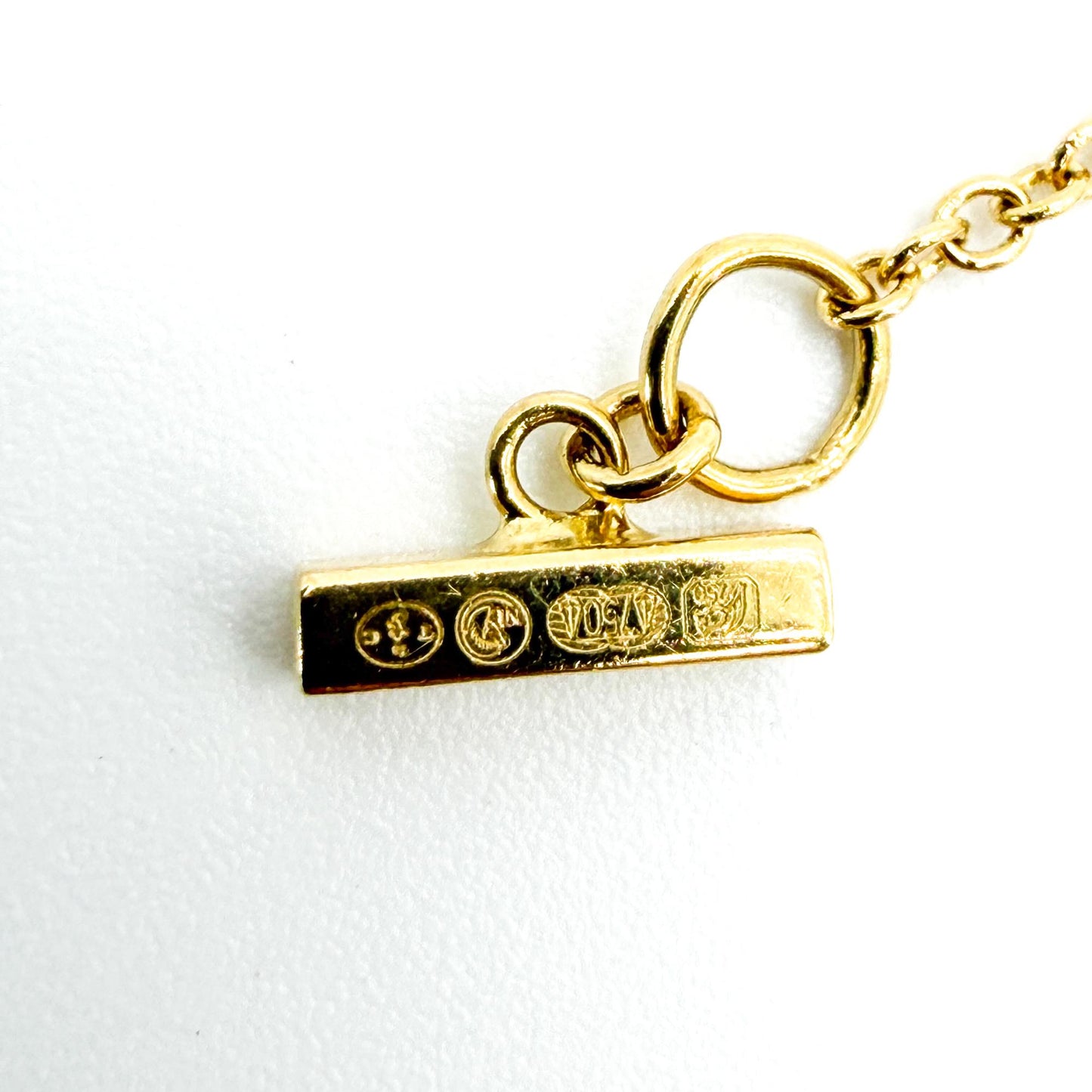 Tiffany T Smile Pendant Small 18K Yellow Gold