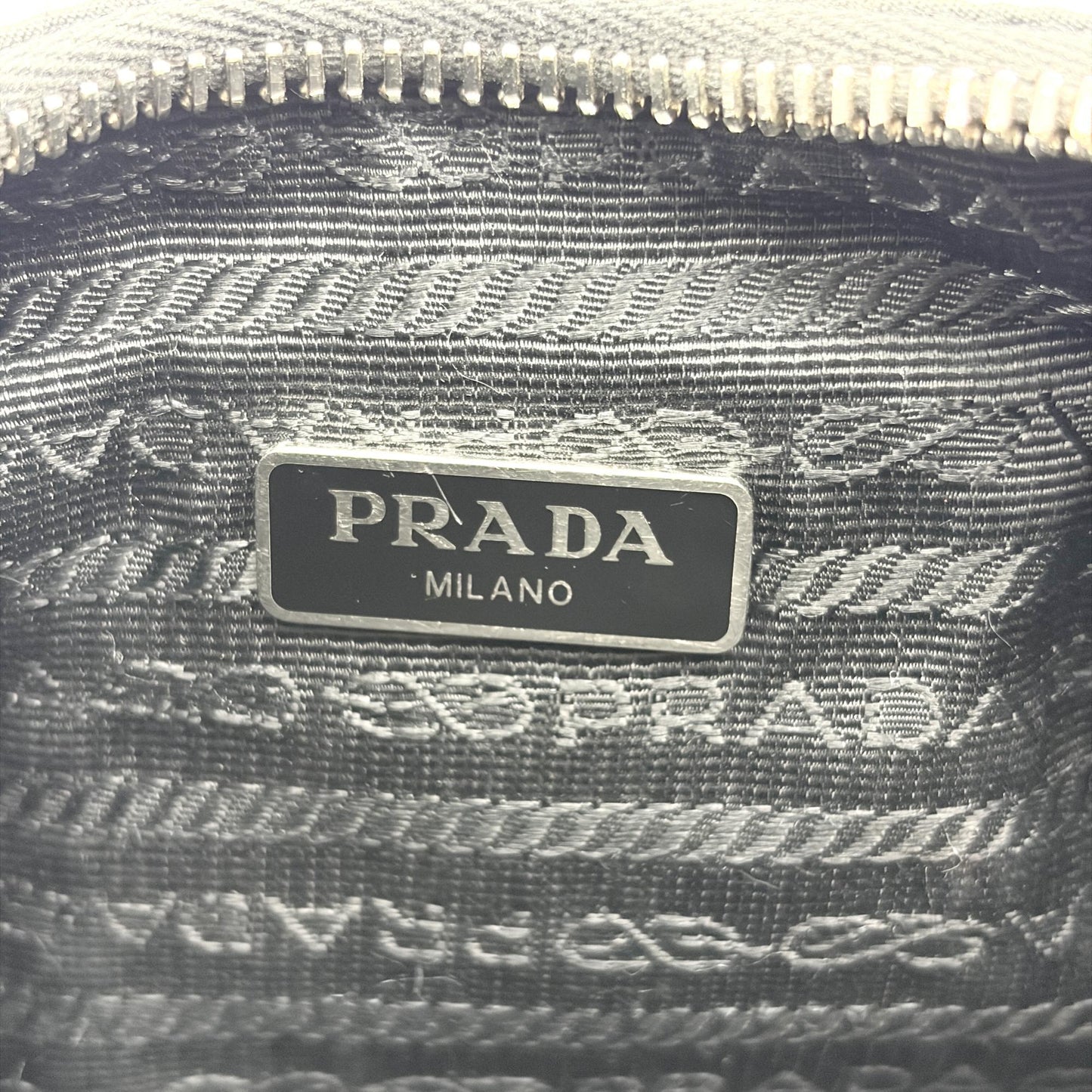 Prada Re-Edition 2005 Re-Nylon Chain Mini Bag Black