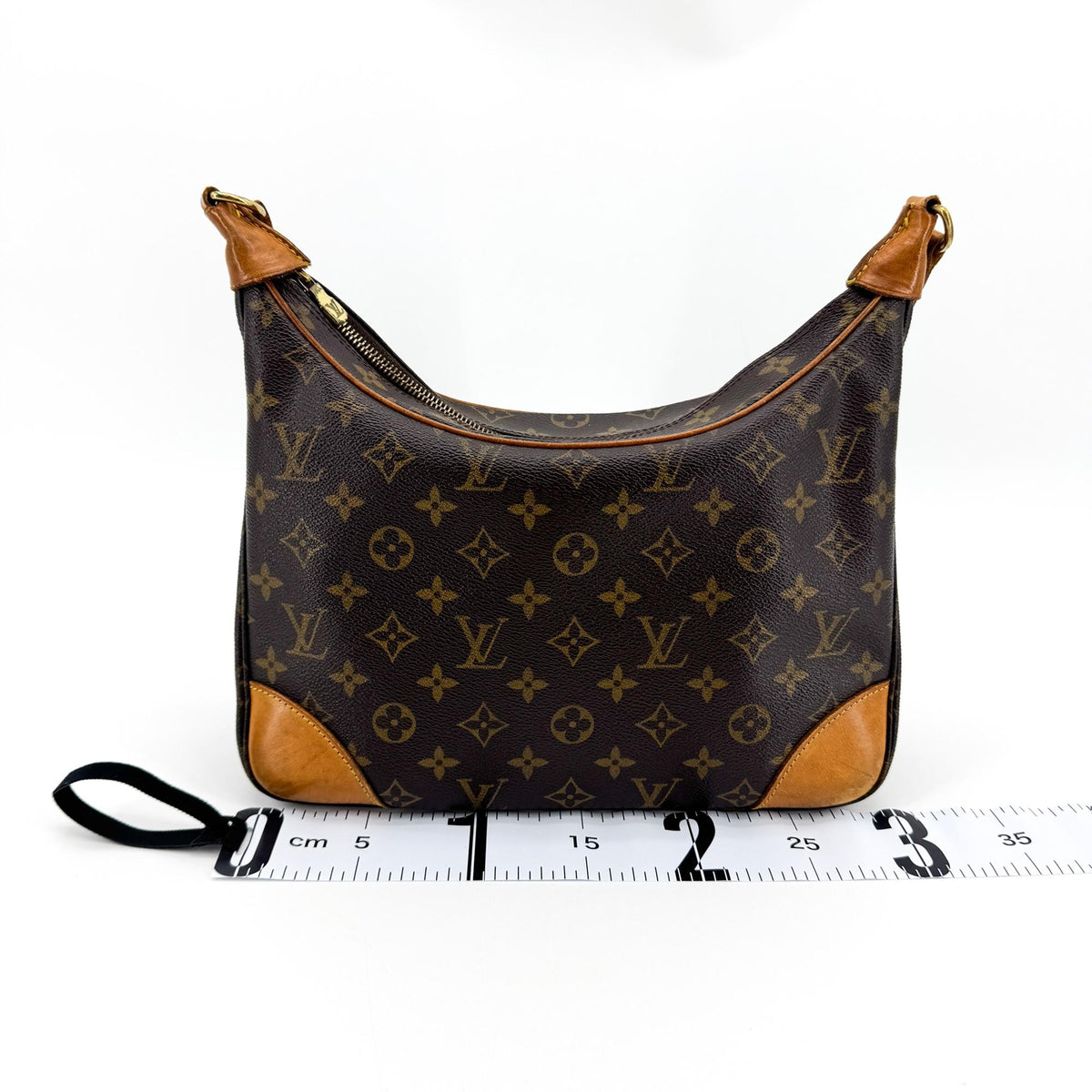 Louis Vuitton Monogram Boulogne 30 Crossbody Bag Brown