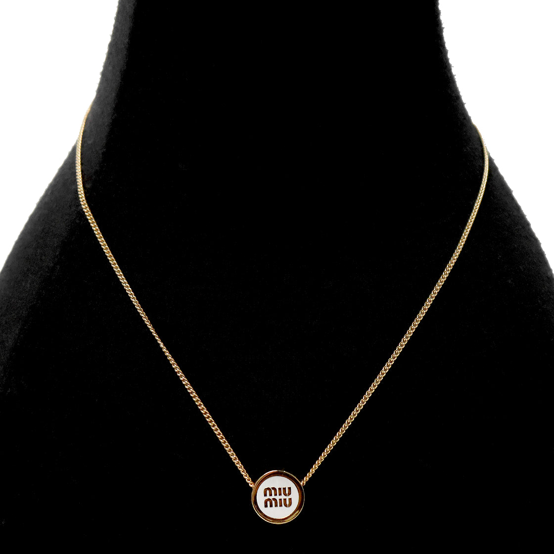 Miu Miu Enamel Necklace
