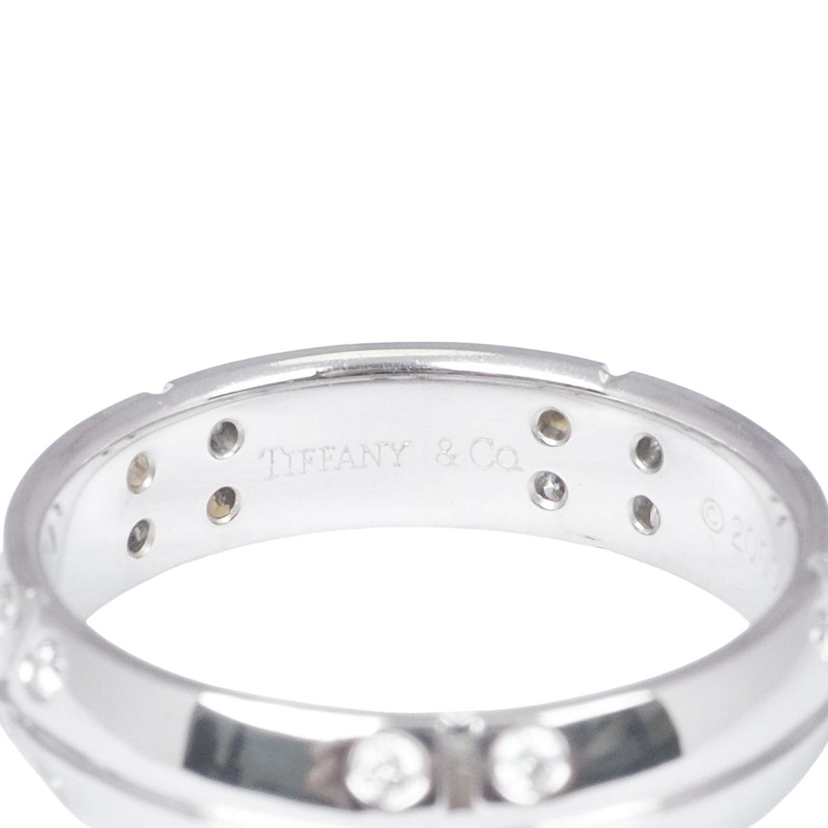 Tiffany White Gold Streamerica Diamond Ring