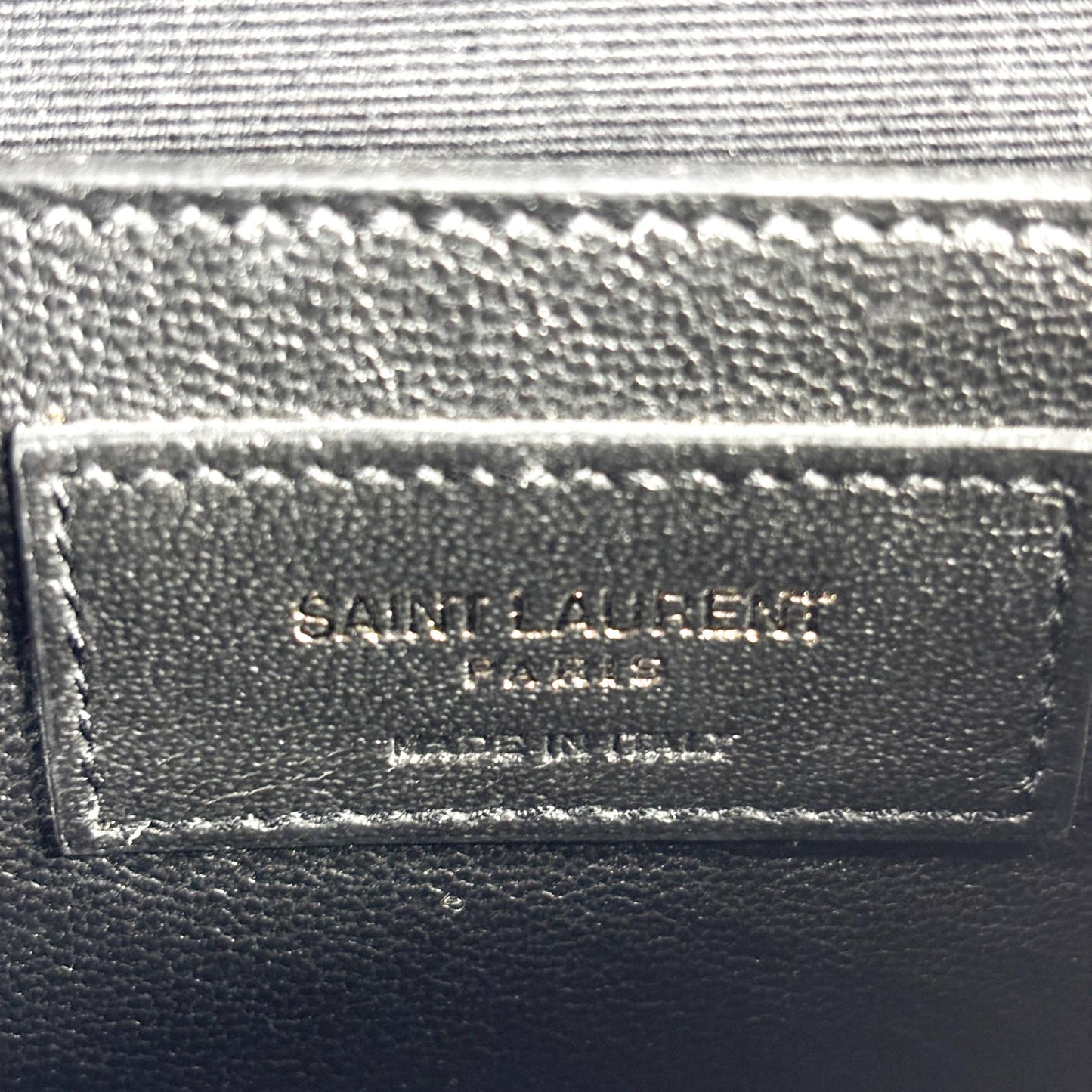Saint Laurent Medium College Bag Black Silver Hardware