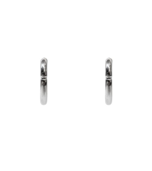 Dior Navy CD Silver Earrings