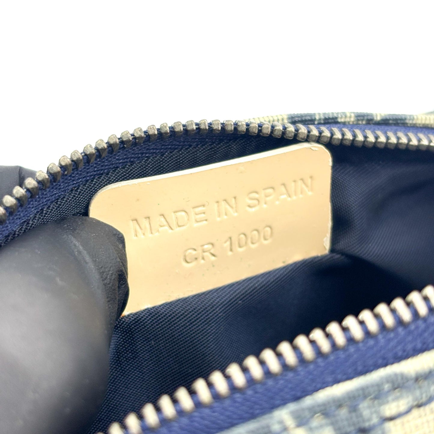 Christian Dior Trotter No. 1 Listlet Pouch Navy