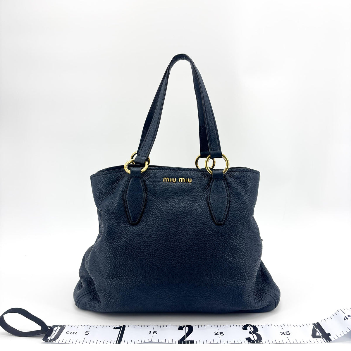 Miu Miu Vitello Daino Tote Shoulder Bag