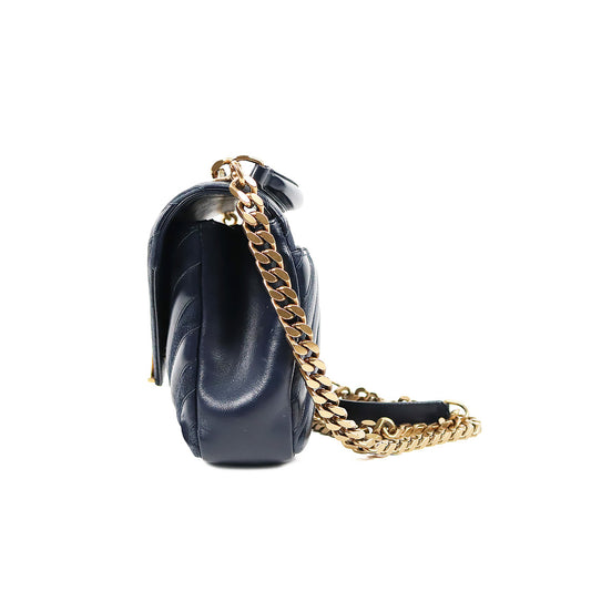 Saint Laurent Navy Medium College Bag