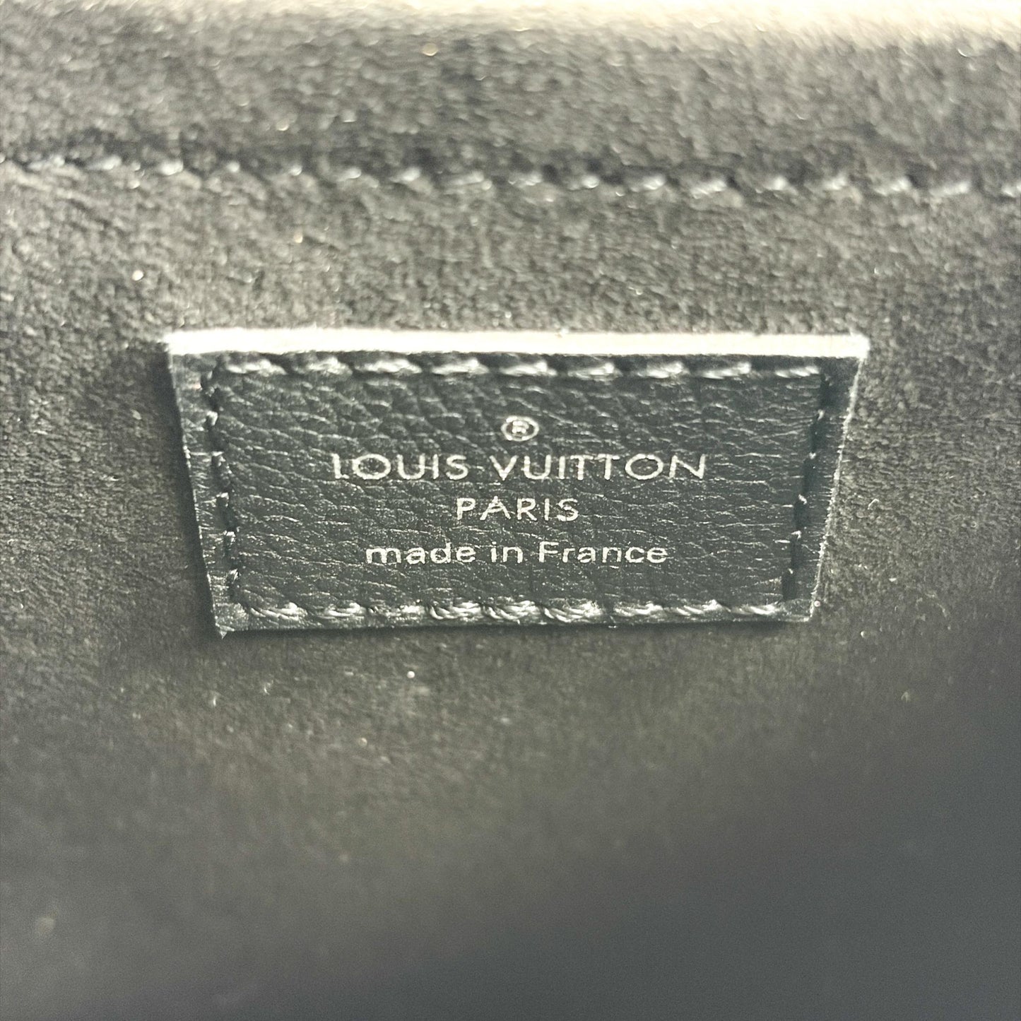 Louis Vuitton My Lock Me Chain Shoulder Bag Black Silver Hardware