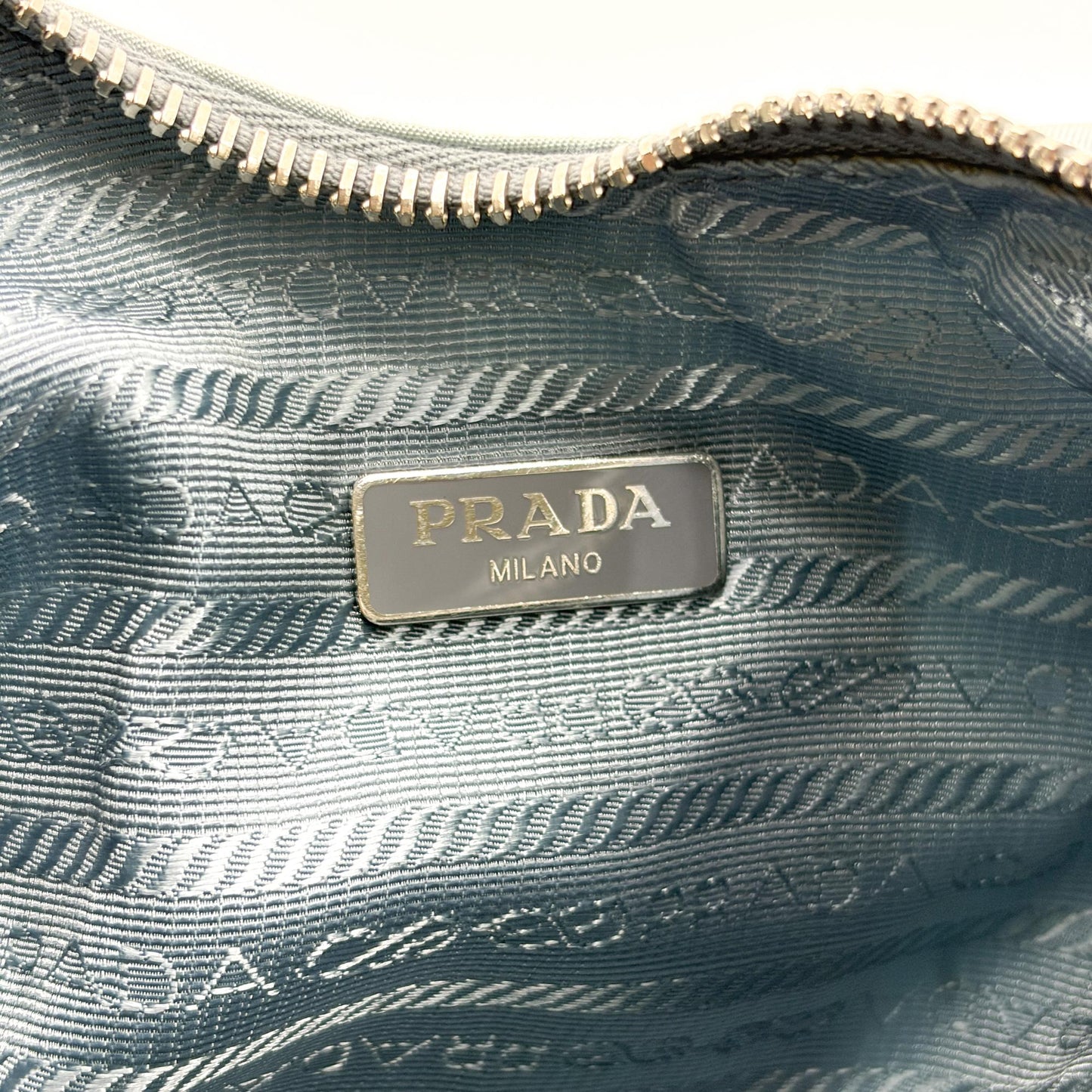 Prada Re-Edition 2005 Re-Nylon Shoulder Bag Astral Blue