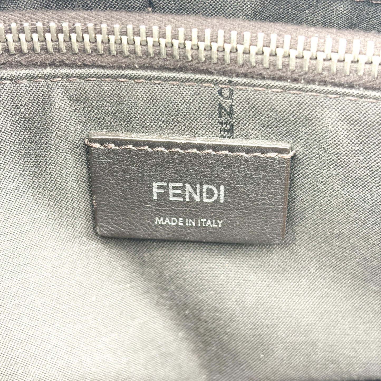 Fendi By The Way Medium Boston Bag Greige Burgundy Orange
