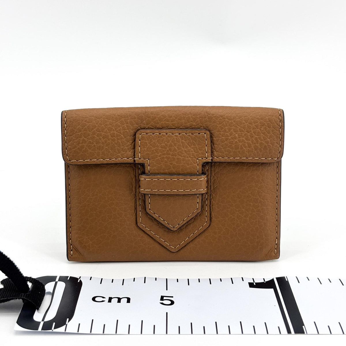 Delvaux Présée Trifold Taurillon Soft Vegetal