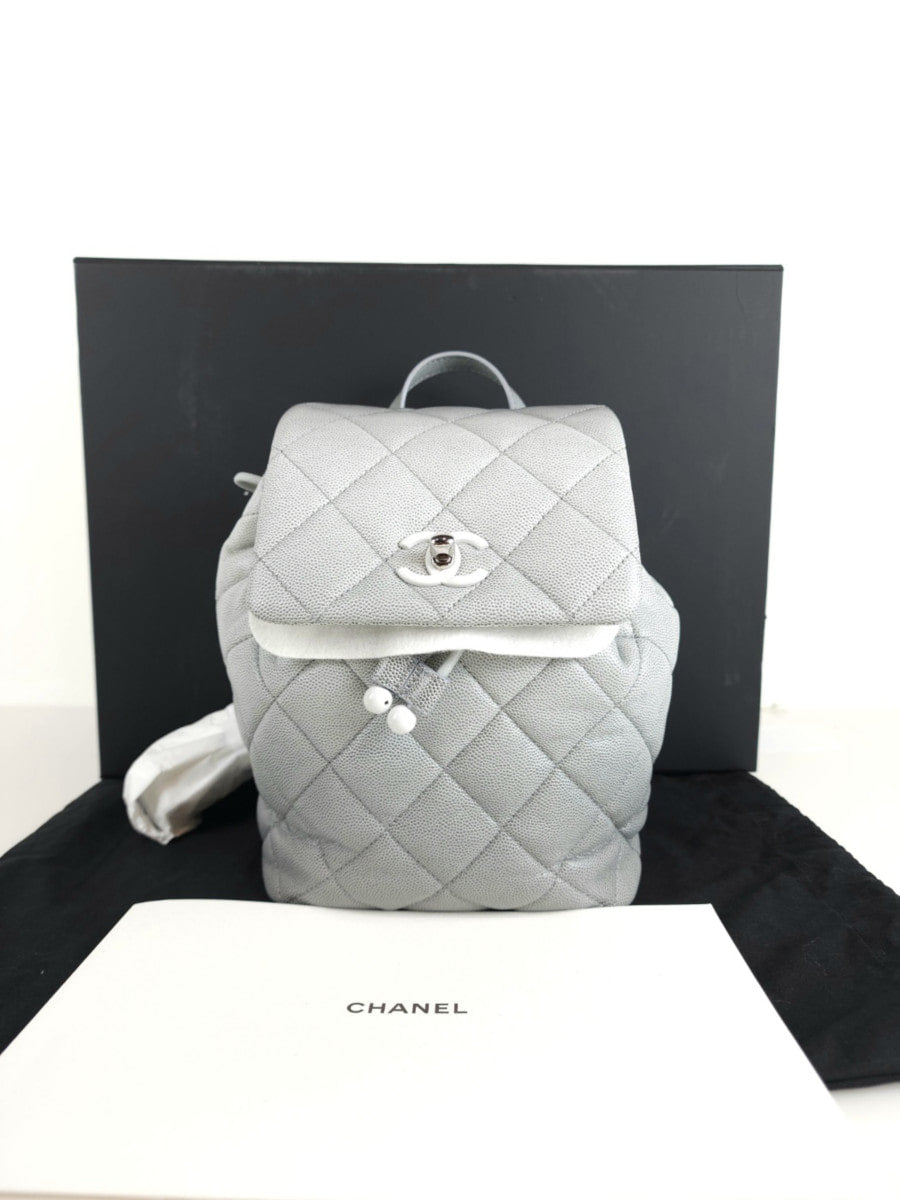24C CC Flap Gradient Chain Backpack AS4618