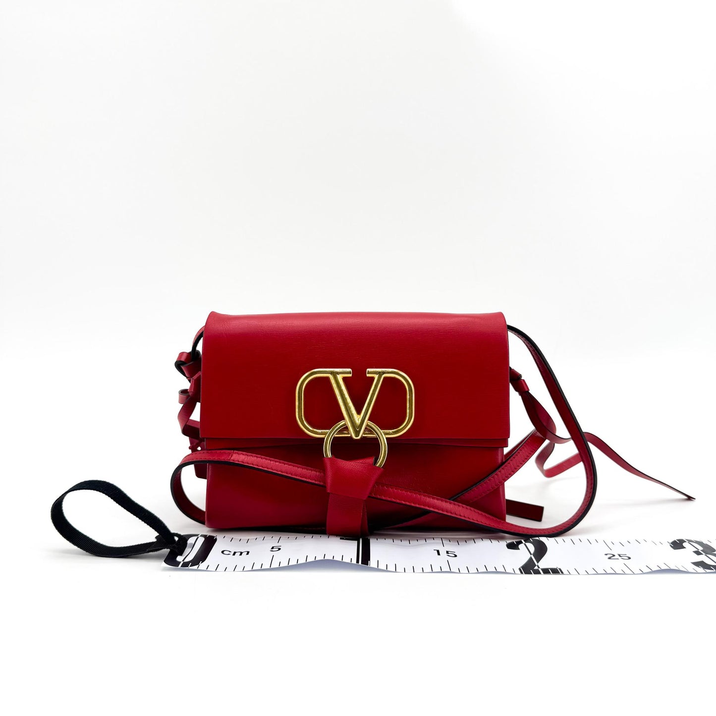 Valentino Garavani V-Sling Small Shoulder Bag Red