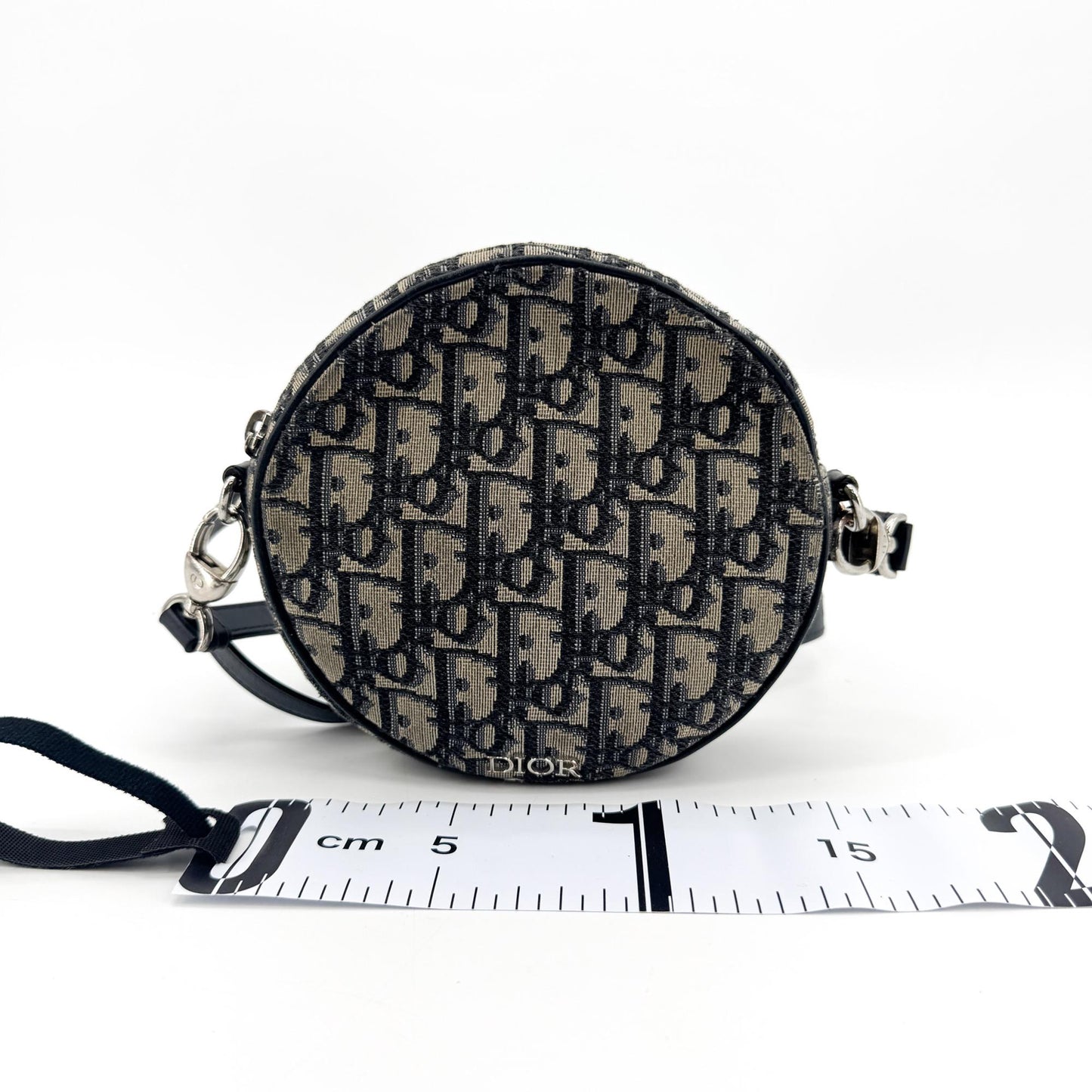 Dior Oblique Baby Ball Tambourine Bag Navy
