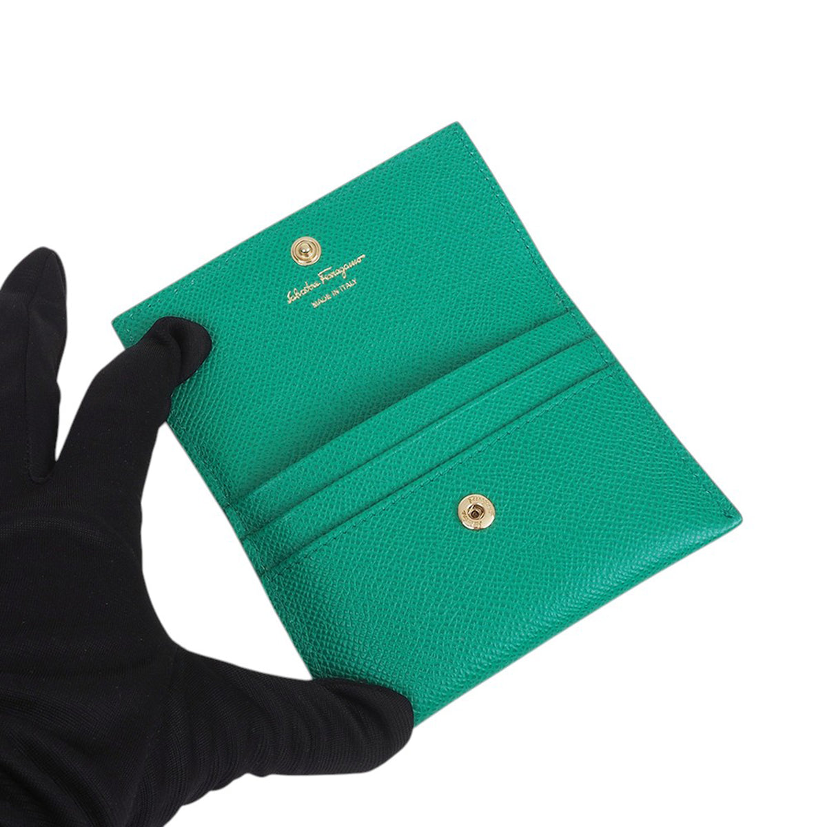Ferragamo 22 D155 Vara Bow Card Wallet