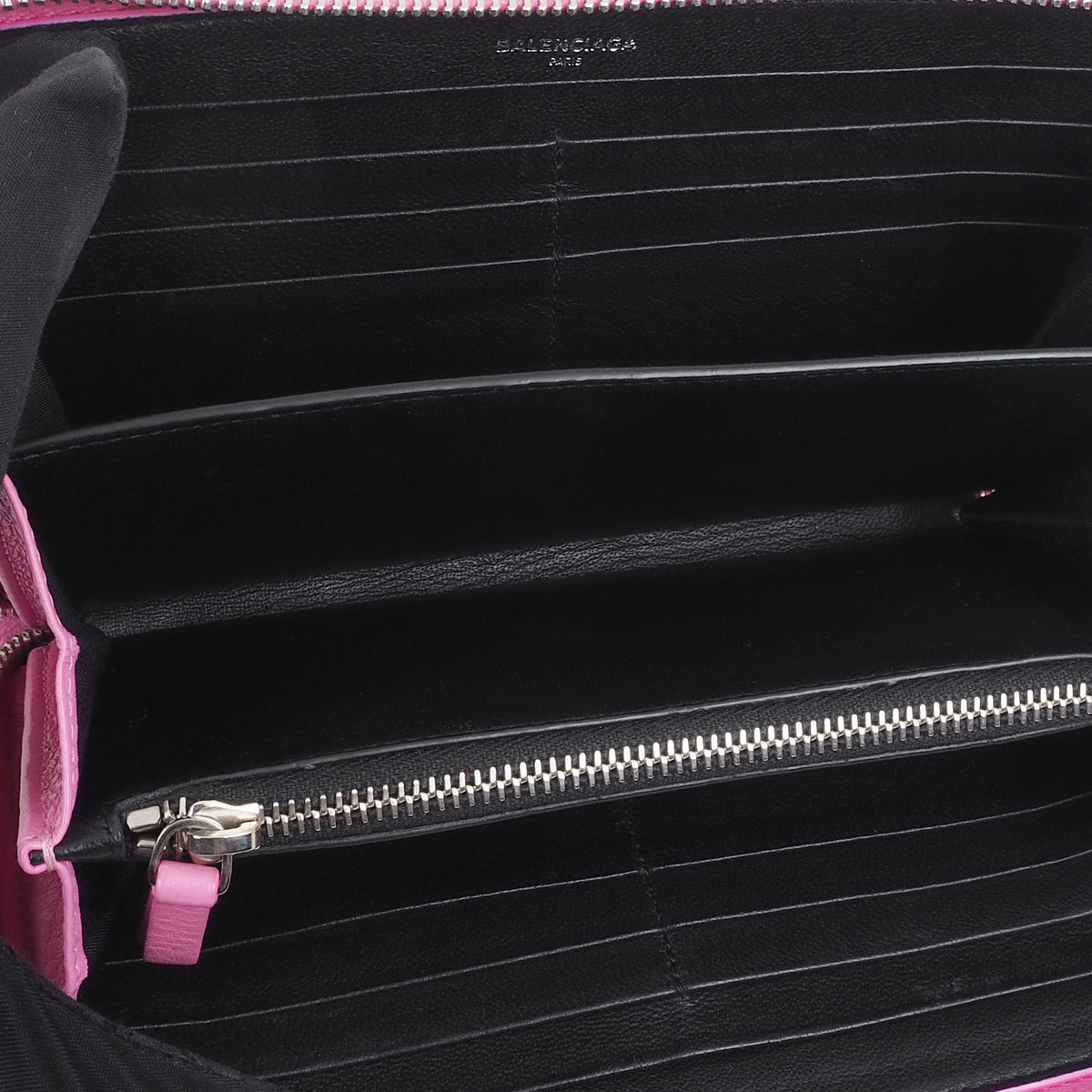Balenciaga 490625 Everyday Logo Long Wallet