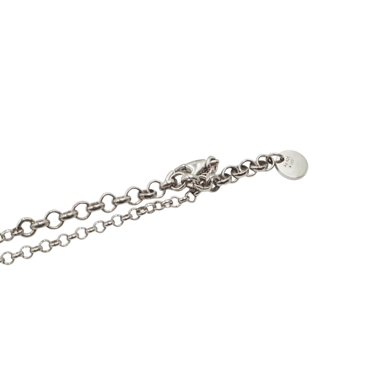Gucci 455535 Silver Interlocking Necklace