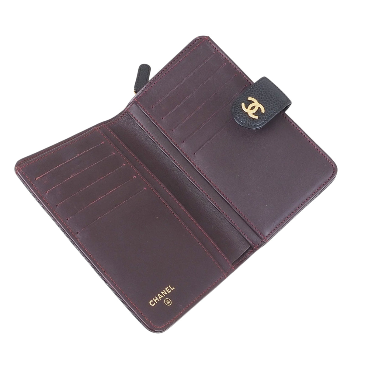 Chanel A48667 Classic Caviar Medium Wallet