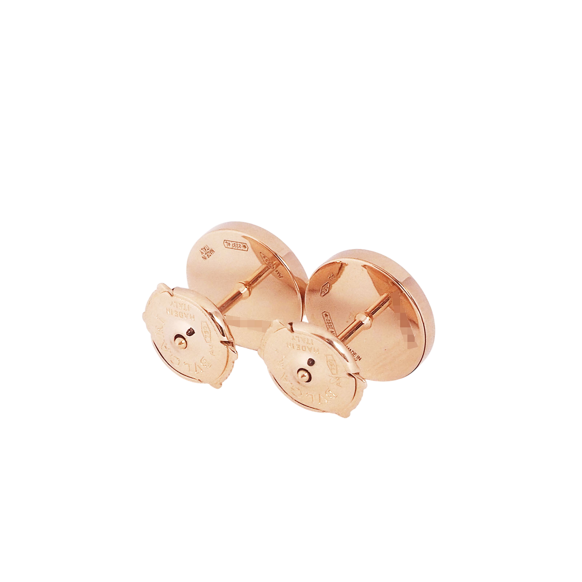 Bulgari 354732 Rose Gold Mother-of-Pearl Earrings