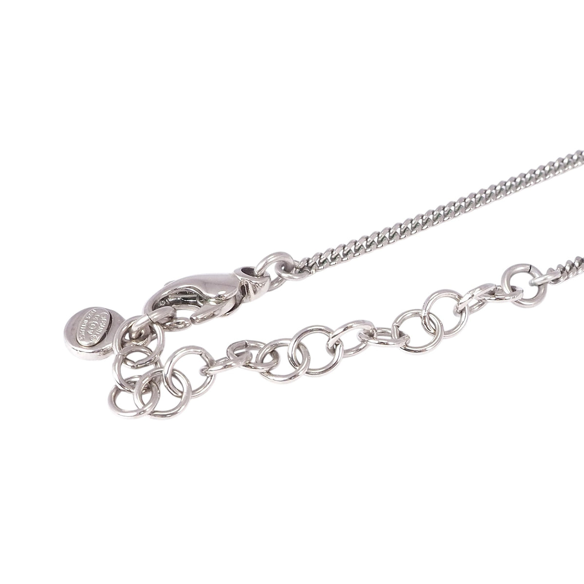 Chanel Rhinestone Coco Mark Necklace