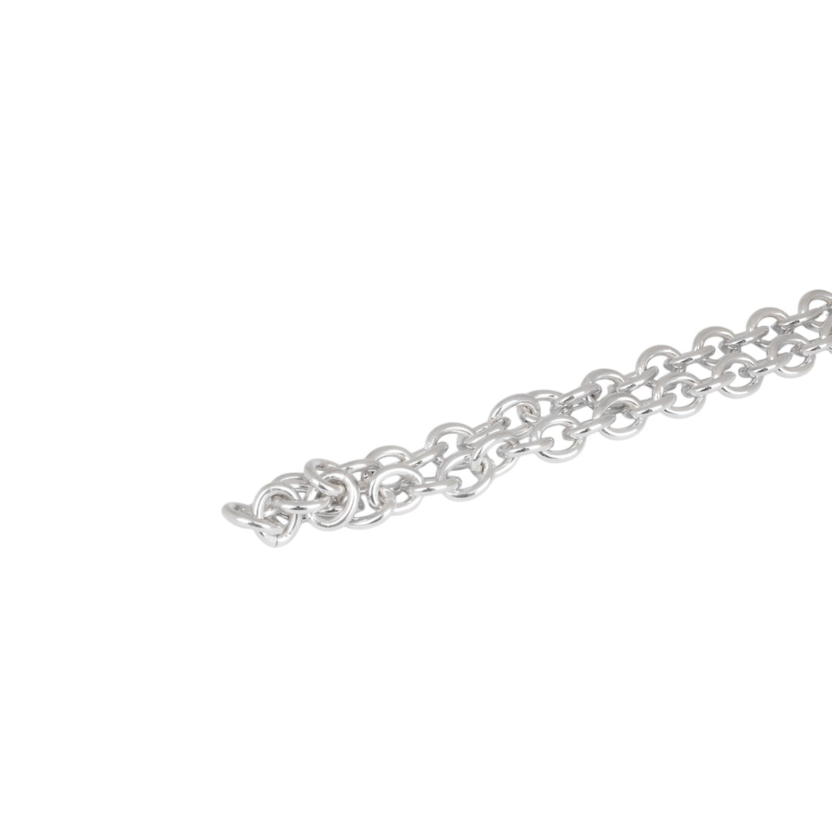 Tiffany silver tag necklace
