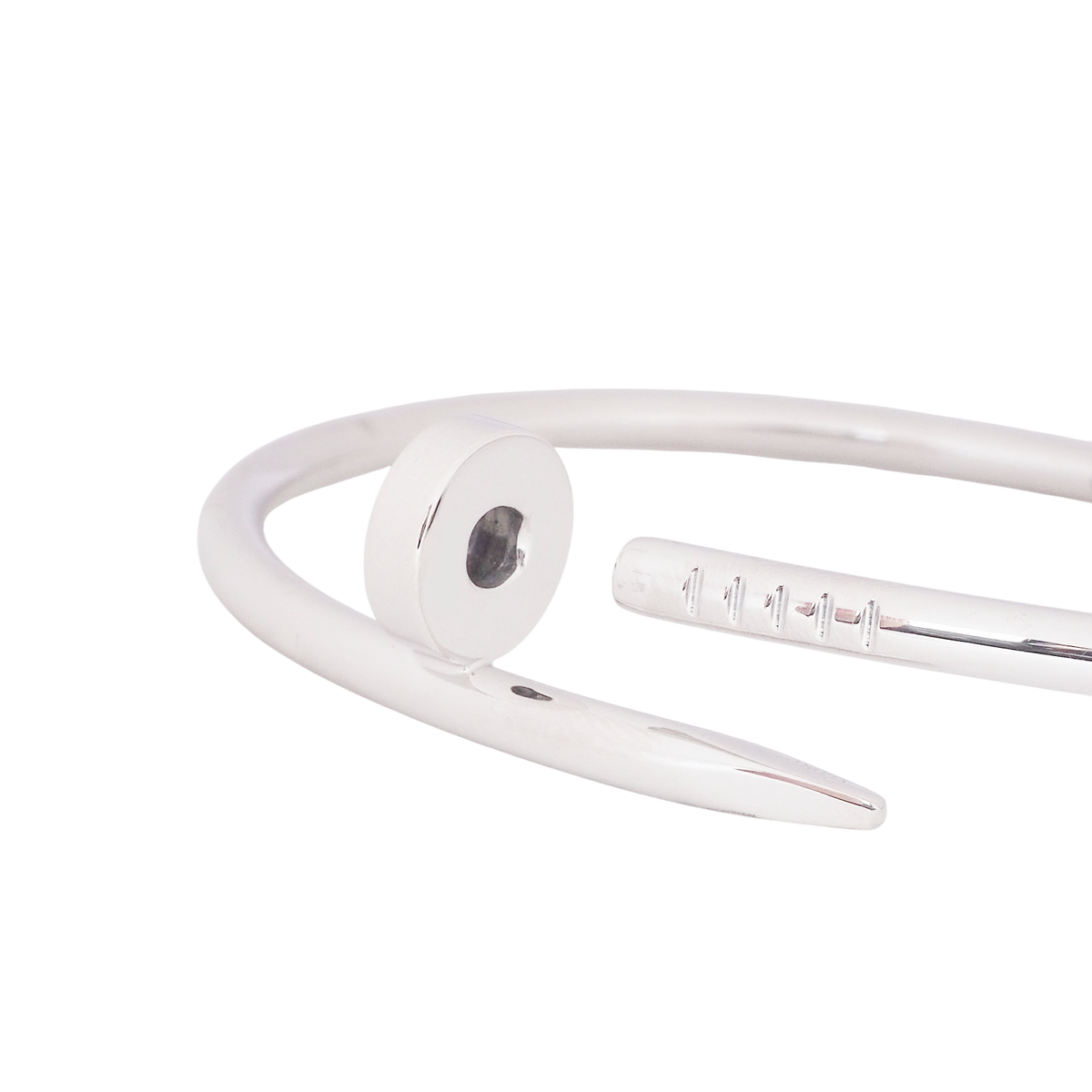 Cartier B6048317 White Gold Juste un Clou Bracelet