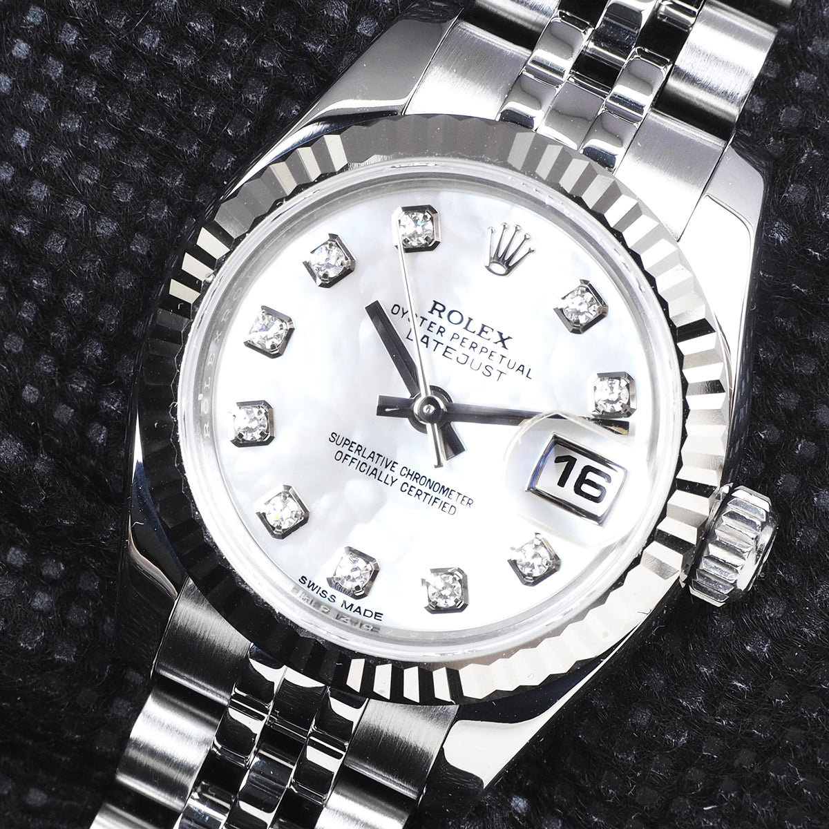 Rolex 179174 Dayjust Diamond Automatic Watch