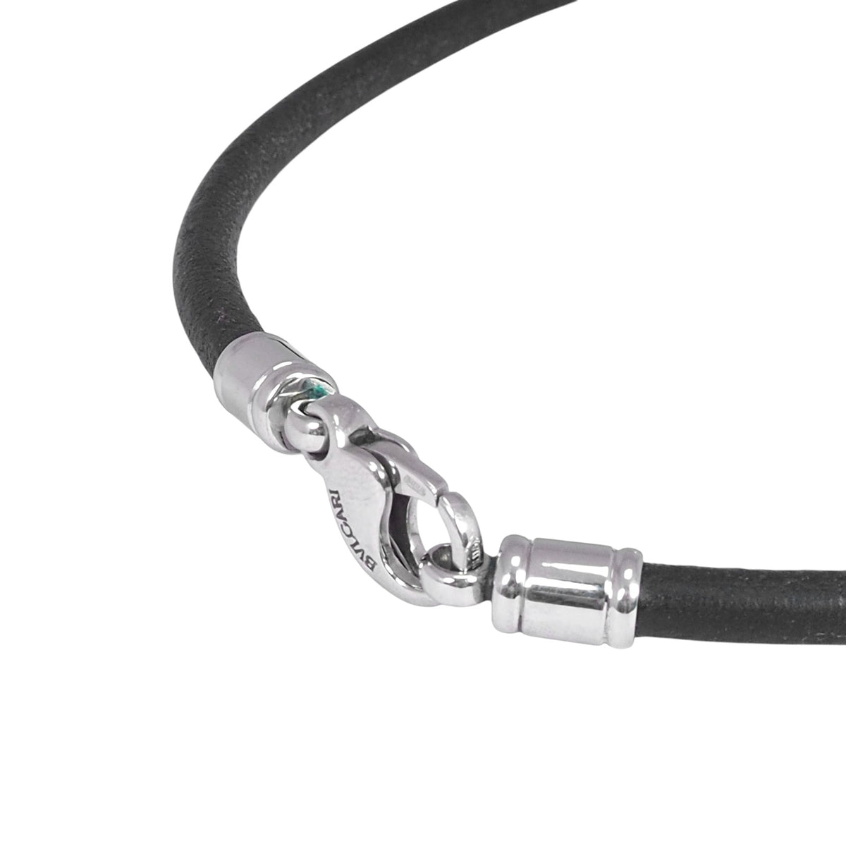 Bulgari White Gold Pyramid Necklace