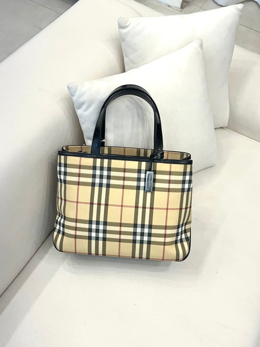 Burberry Nova Check Tote Bag
