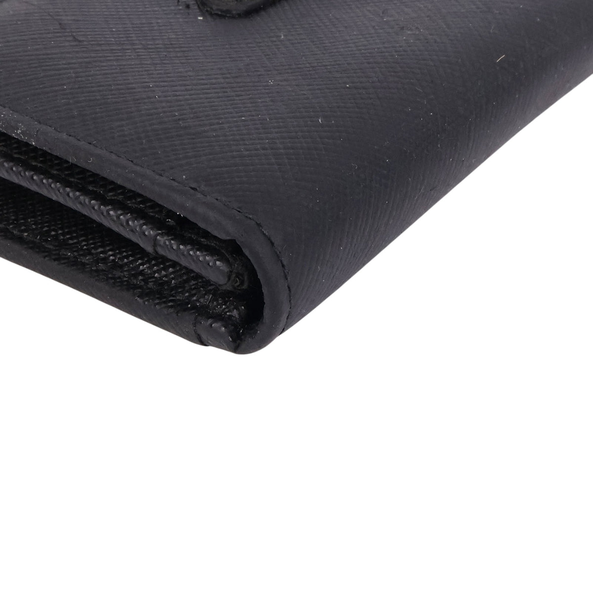 Prada 1MC122 Saffiano Triangle Card Holder
