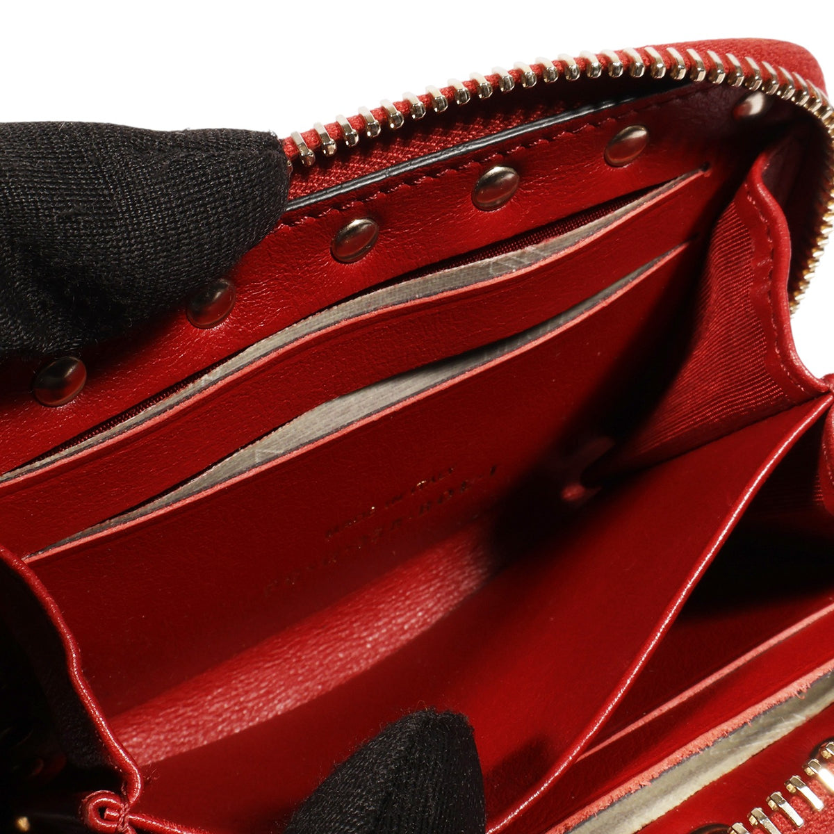 Valentino SW2P0P79BOL Rockstud Card Wallet