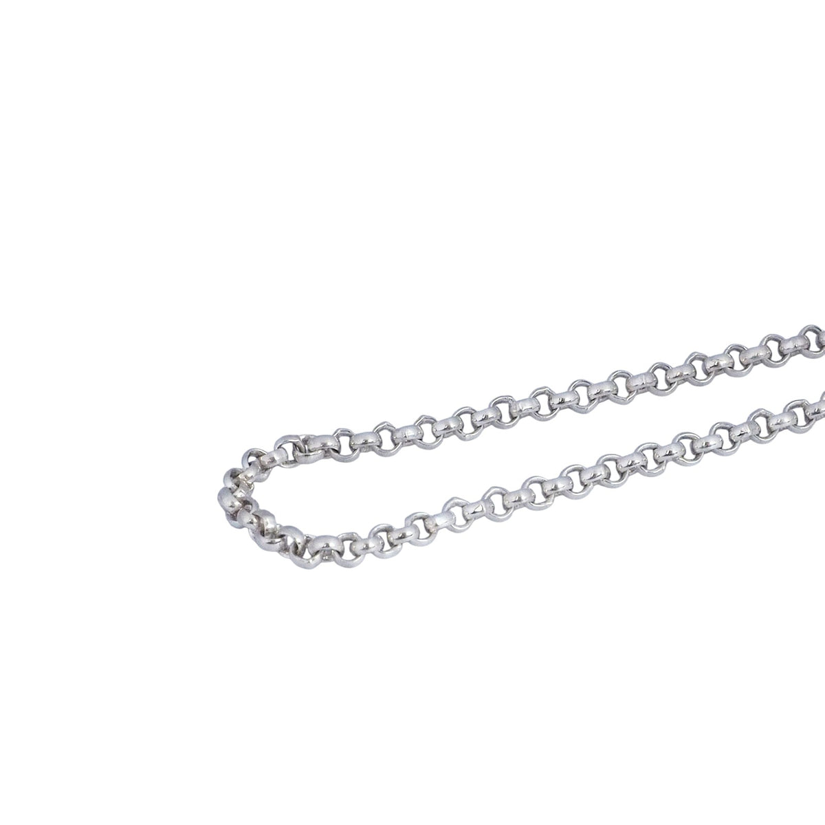 Hermès Silver Rose Gold Ex-Libris Pendant Small Necklace