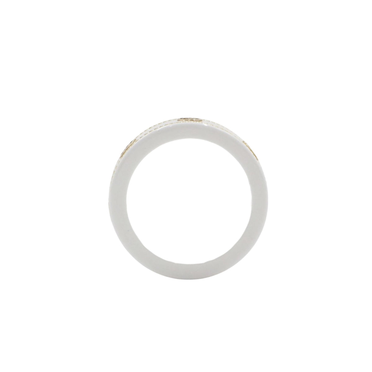 Gucci 606826 Yellow Gold Interlocking Icon Ring